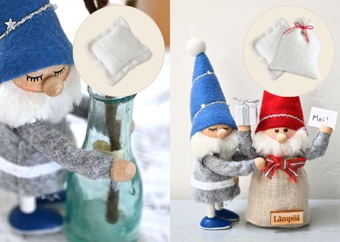 ミニチュアクッション・ミニチュアプレゼント袋がもらえる