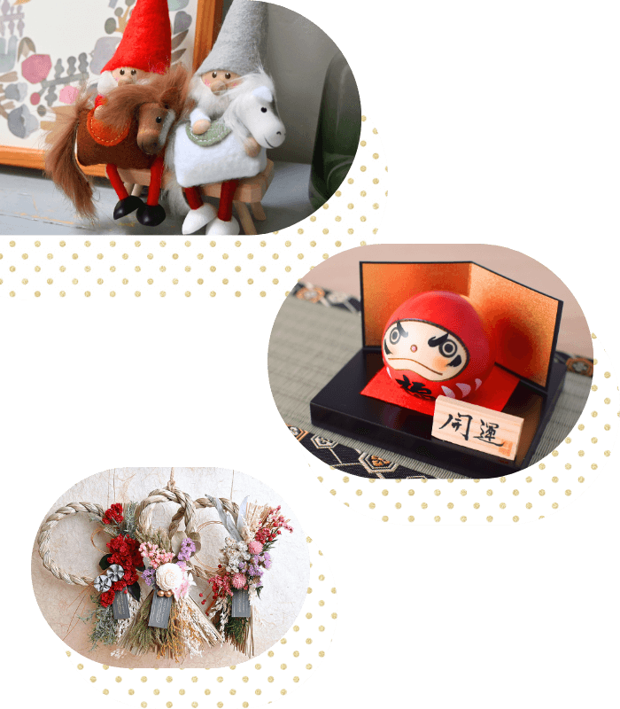 木と和紙のぬくもり暮らしに馴染むお正月飾り